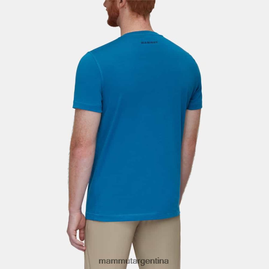 logotipo de la camiseta central hombres 2B8PD2956 Mammut hielo profundo ropa