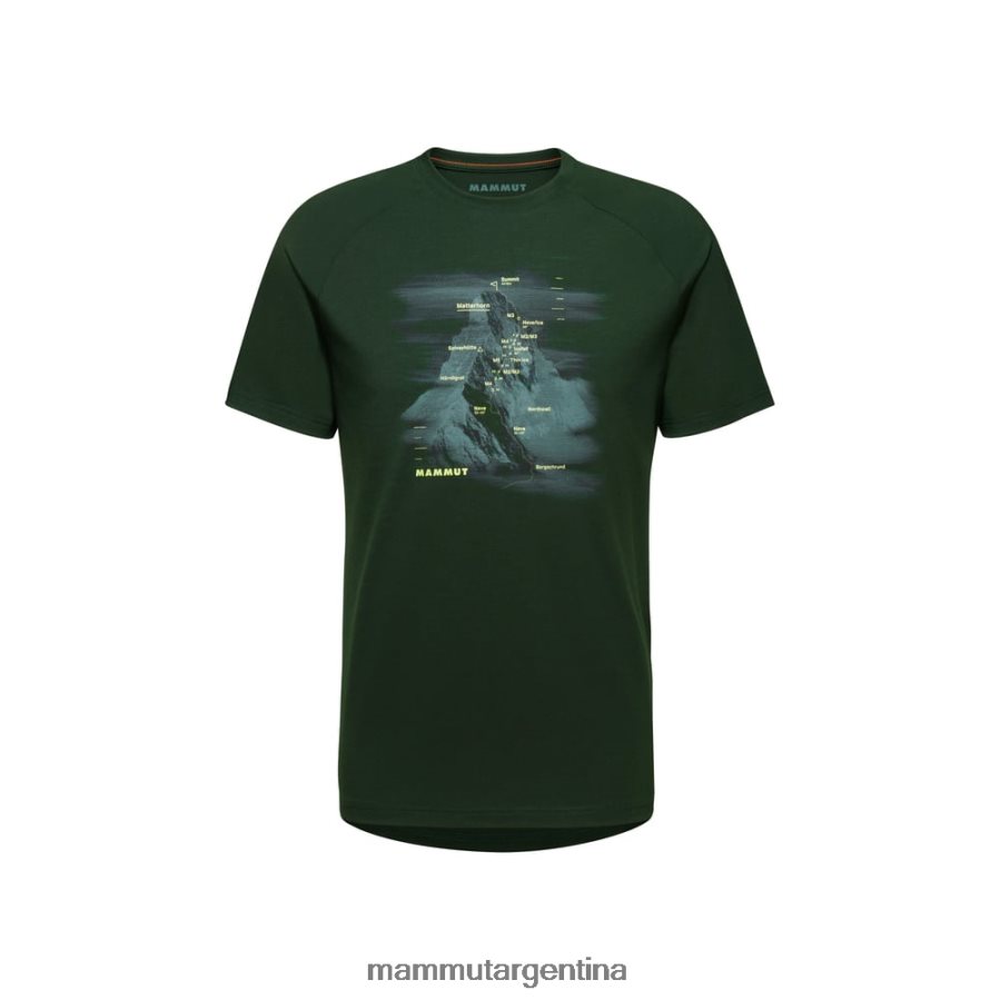 montaña camiseta hrnligrat hombres 2B8PD2673 Mammut bosque ropa