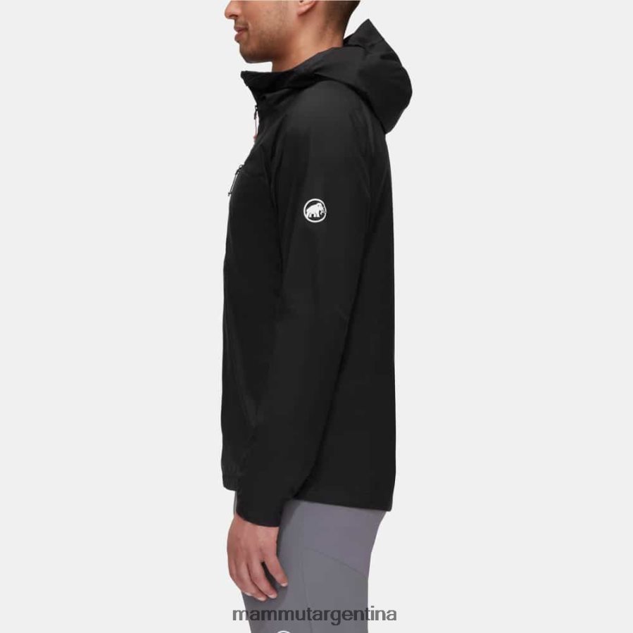 chamarra con capucha aenergy wb hombres 2B8PD23 Mammut negro ropa