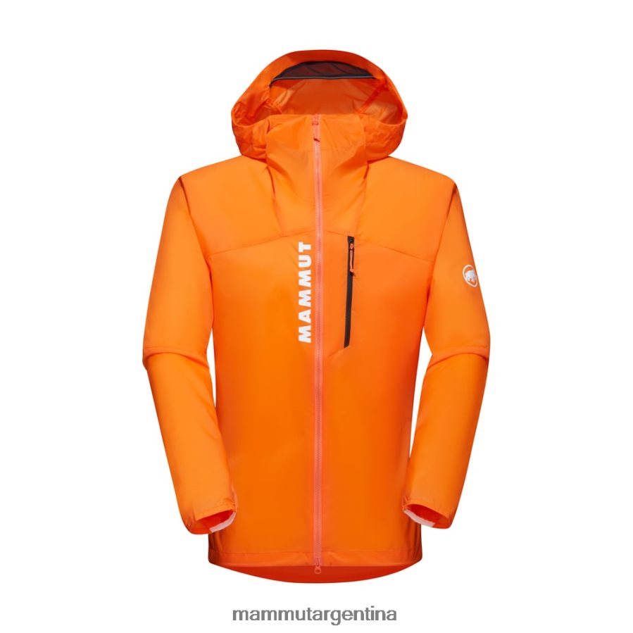 chamarra con capucha aenergy wb hombres 2B8PD2633 Mammut mandarina oscura ropa