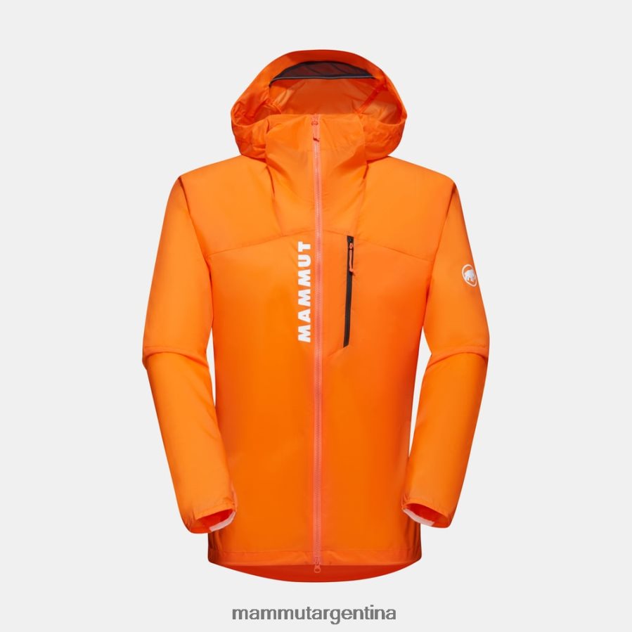 chamarra con capucha aenergy wb hombres 2B8PD2633 Mammut mandarina oscura ropa