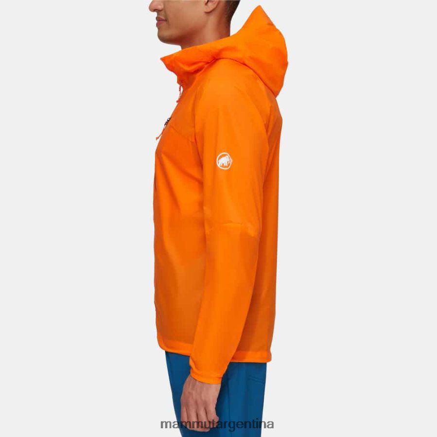 chamarra con capucha aenergy wb hombres 2B8PD2633 Mammut mandarina oscura ropa