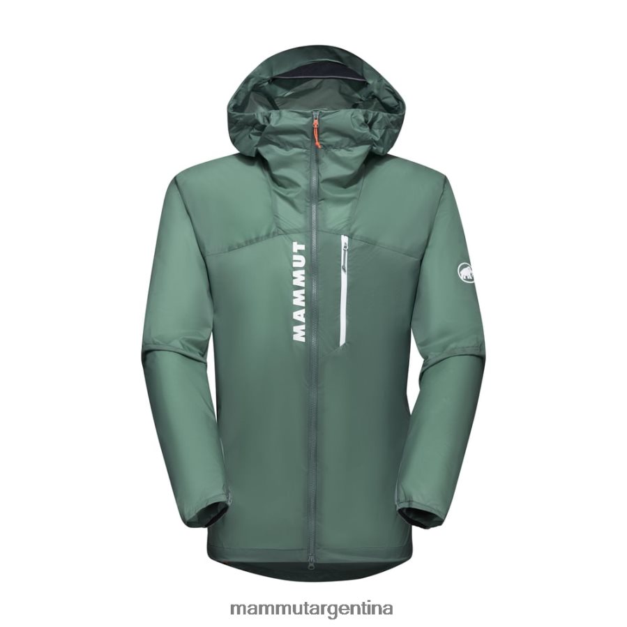 chamarra con capucha aenergy wb hombres 2B8PD2634 Mammut jade oscuro ropa