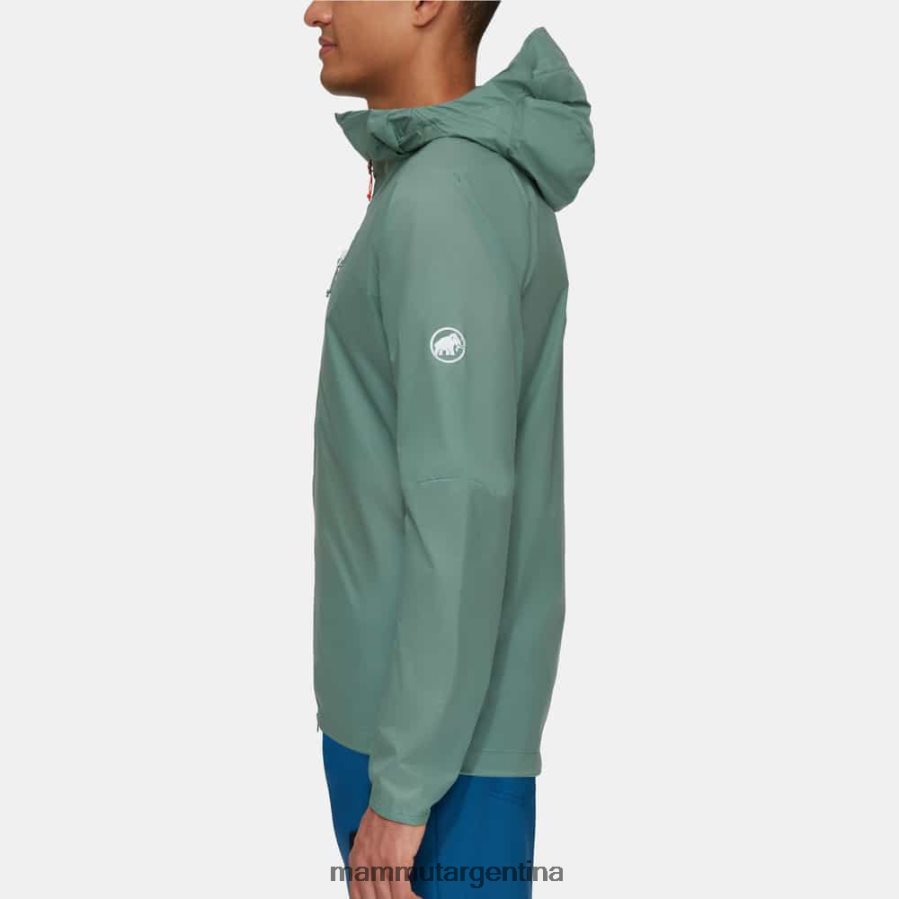 chamarra con capucha aenergy wb hombres 2B8PD2634 Mammut jade oscuro ropa