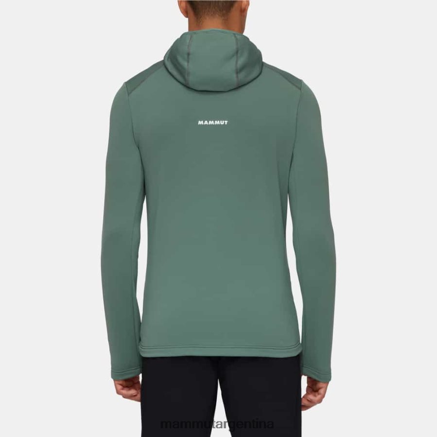 chaqueta con capucha aconcagua light ml hombres 2B8PD2993 Mammut jade oscuro ropa