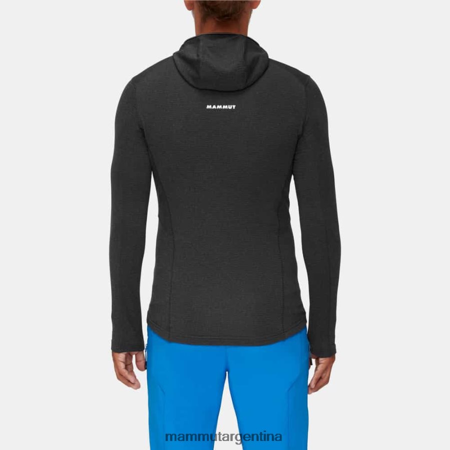 chaqueta con capucha aenergy light ml hombres 2B8PD21 Mammut fantasma negro ropa