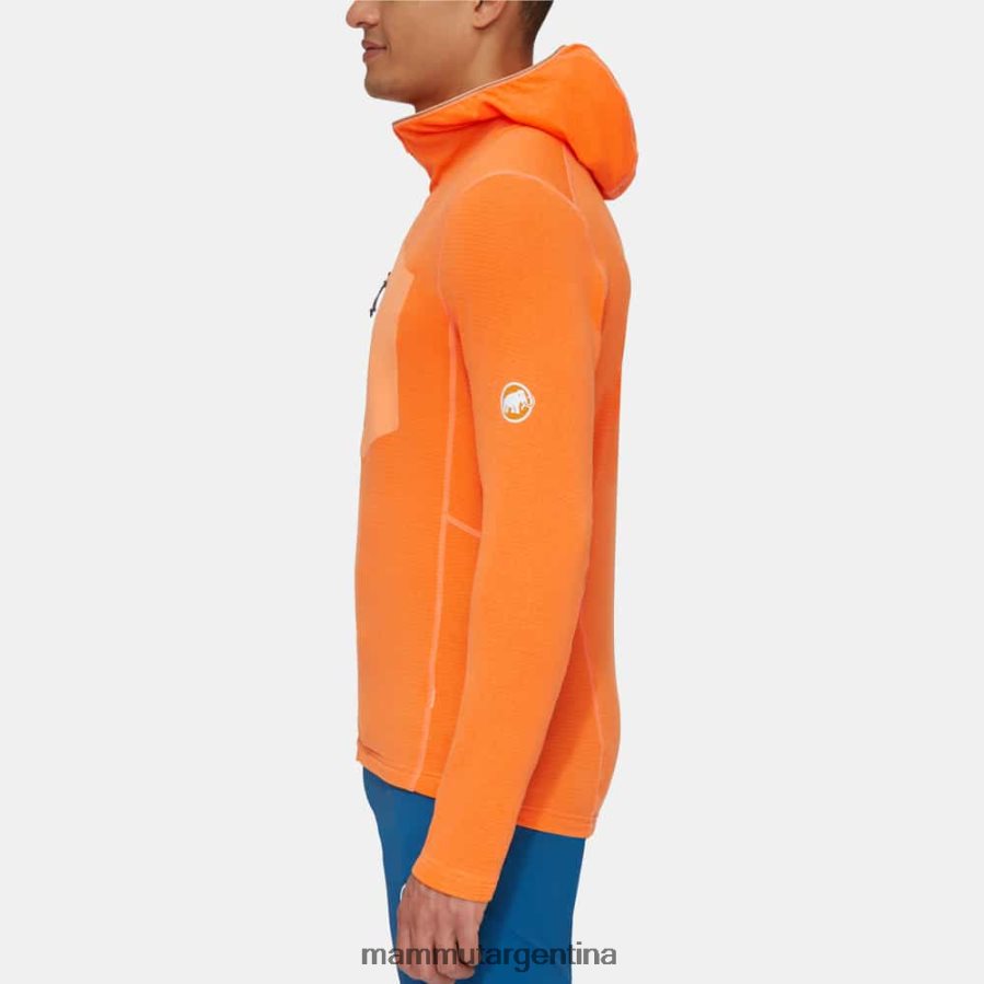 chaqueta con capucha aenergy light ml hombres 2B8PD2627 Mammut Mandarina ropa