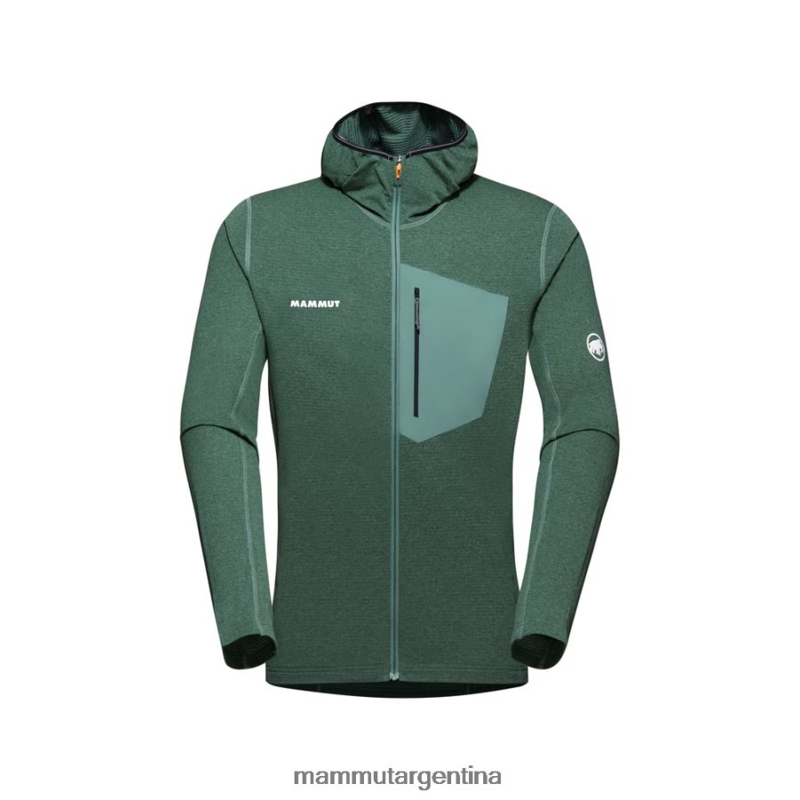 chaqueta con capucha aenergy light ml hombres 2B8PD2628 Mammut jade oscuro ropa