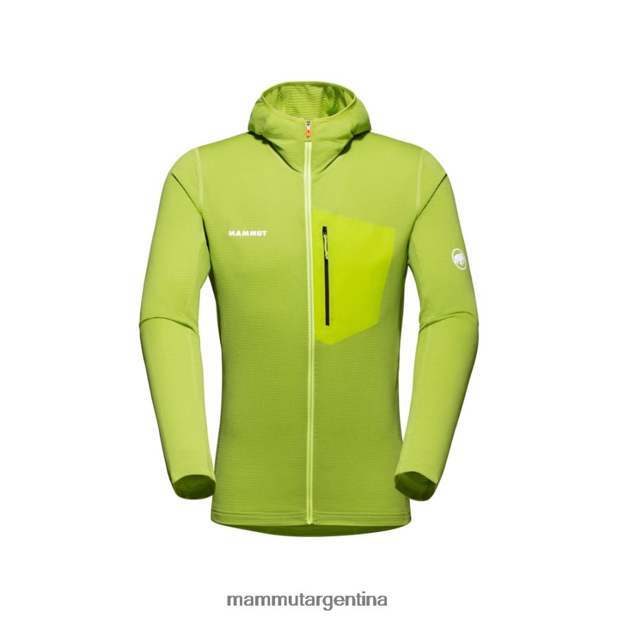 chaqueta con capucha aenergy light ml hombres 2B8PD2630 Mammut granito de cal ropa