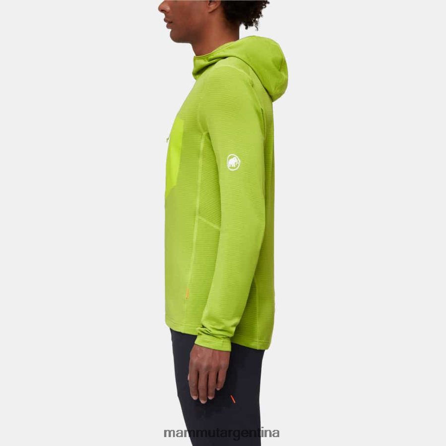 chaqueta con capucha aenergy light ml hombres 2B8PD2630 Mammut granito de cal ropa