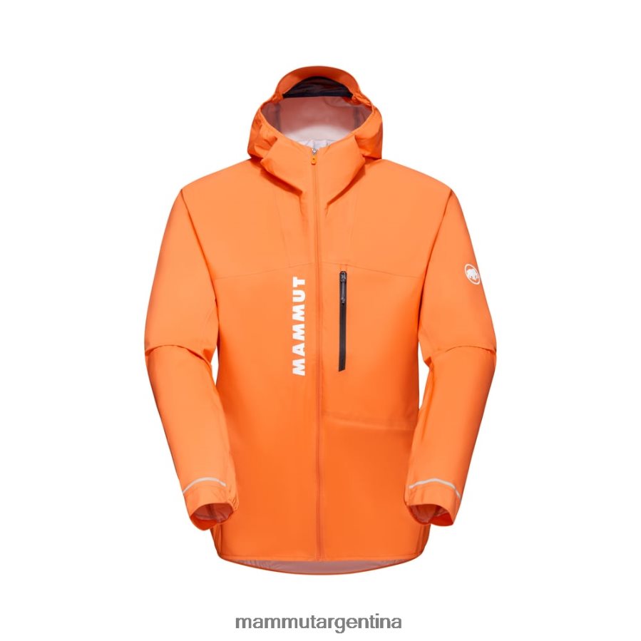chaqueta con capucha aenergy tr hs hombres 2B8PD212 Mammut mandarina oscura ropa