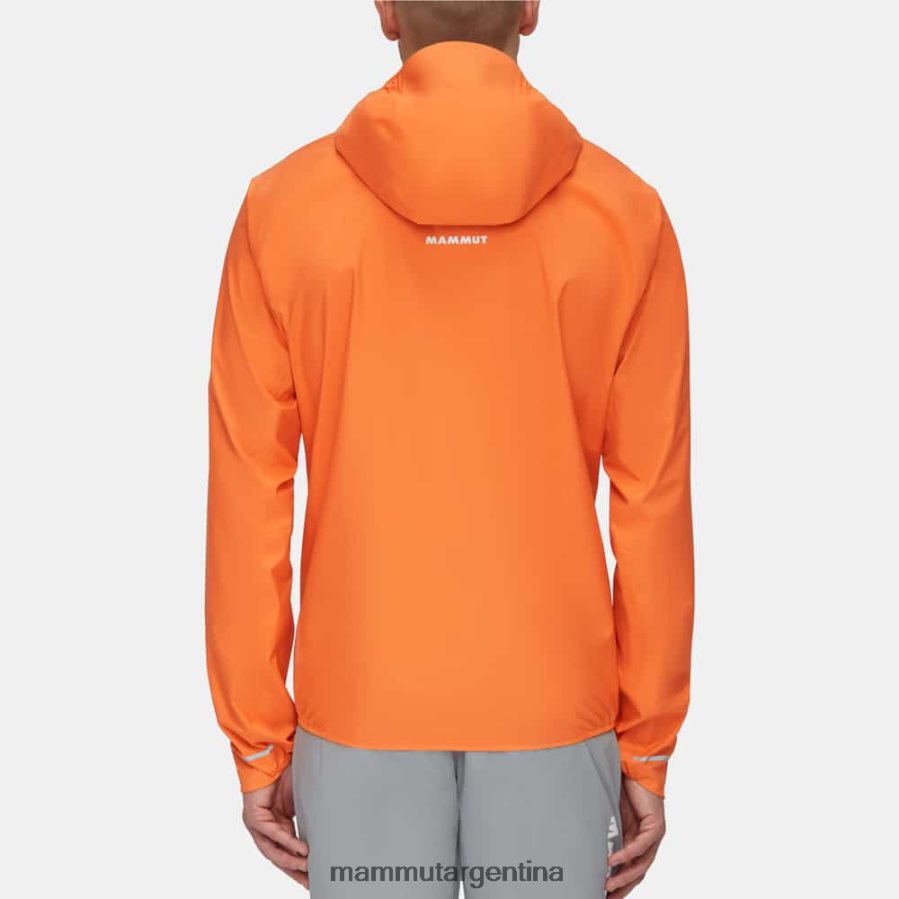 chaqueta con capucha aenergy tr hs hombres 2B8PD212 Mammut mandarina oscura ropa