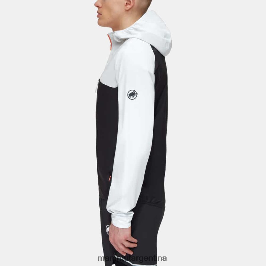 chaqueta con capucha aenergy tr hs hombres 2B8PD2659 Mammut blanco negro ropa