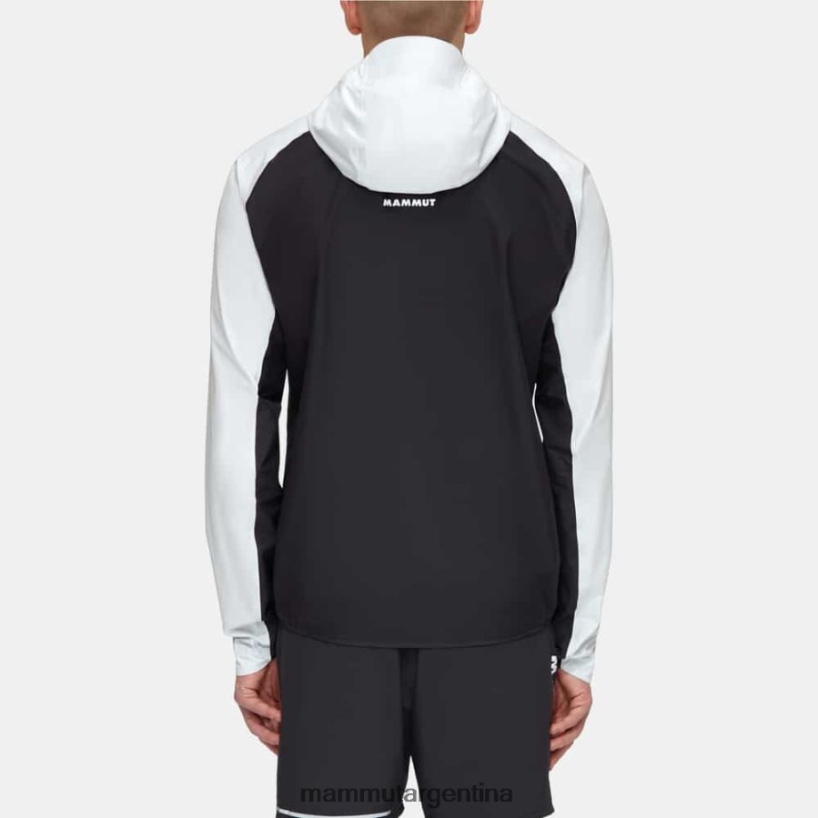 chaqueta con capucha aenergy tr hs hombres 2B8PD2659 Mammut blanco negro ropa