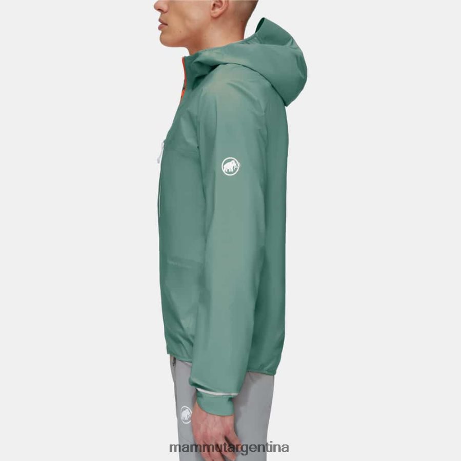 chaqueta con capucha aenergy tr hs hombres 2B8PD2660 Mammut jade oscuro ropa