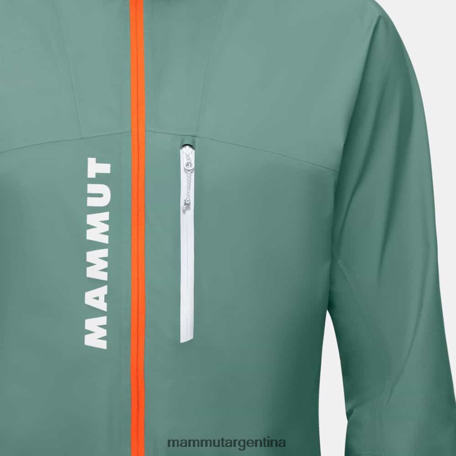 chaqueta con capucha aenergy tr hs hombres 2B8PD2660 Mammut jade oscuro ropa