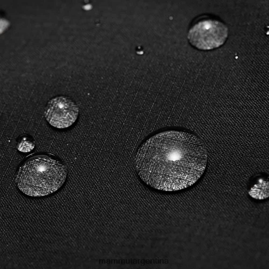 chaqueta con capucha alto hs hombres 2B8PD210 Mammut negro ropa