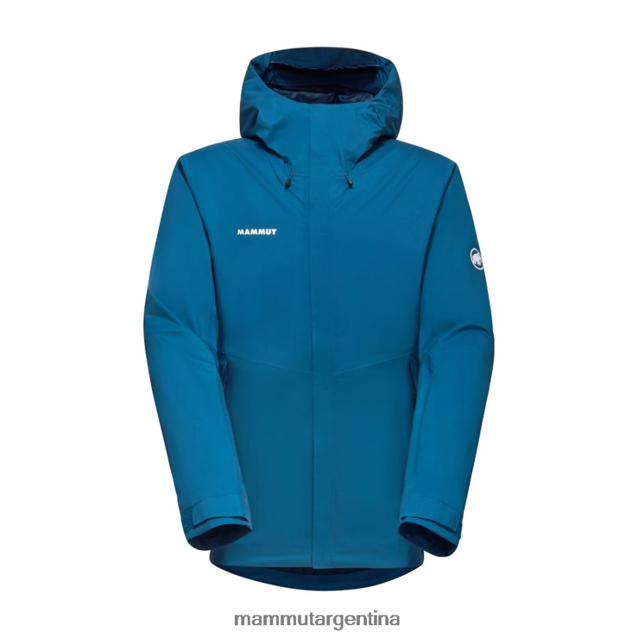 chaqueta con capucha alto hs hombres 2B8PD2654 Mammut hielo profundo ropa
