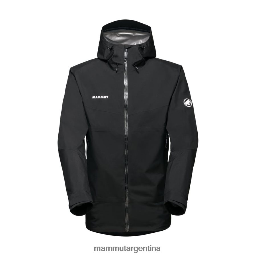 chaqueta con capucha carry tour hs hombres 2B8PD2748 Mammut negro ropa