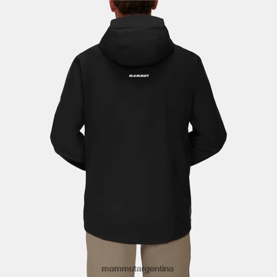 chaqueta con capucha carry tour hs hombres 2B8PD2748 Mammut negro ropa