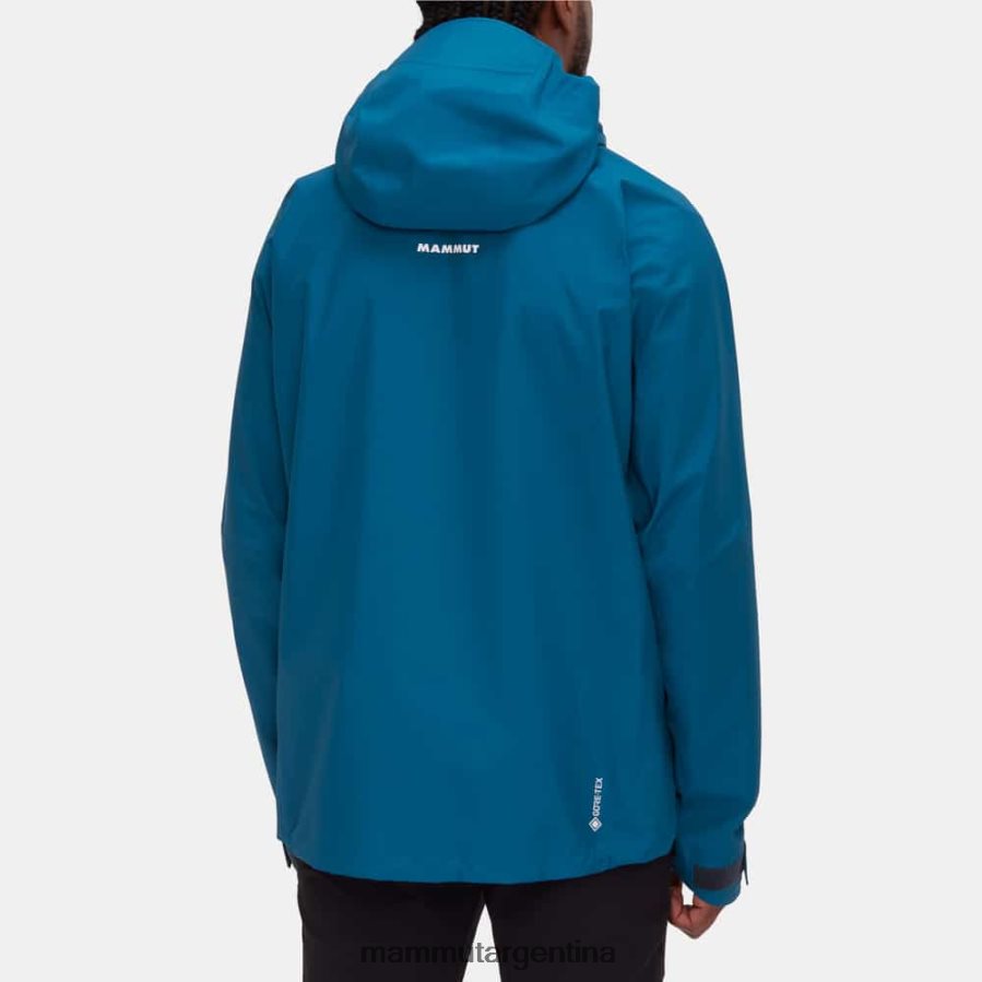 chaqueta con capucha crater iv hs hombres 2B8PD2661 Mammut hielo profundo ropa