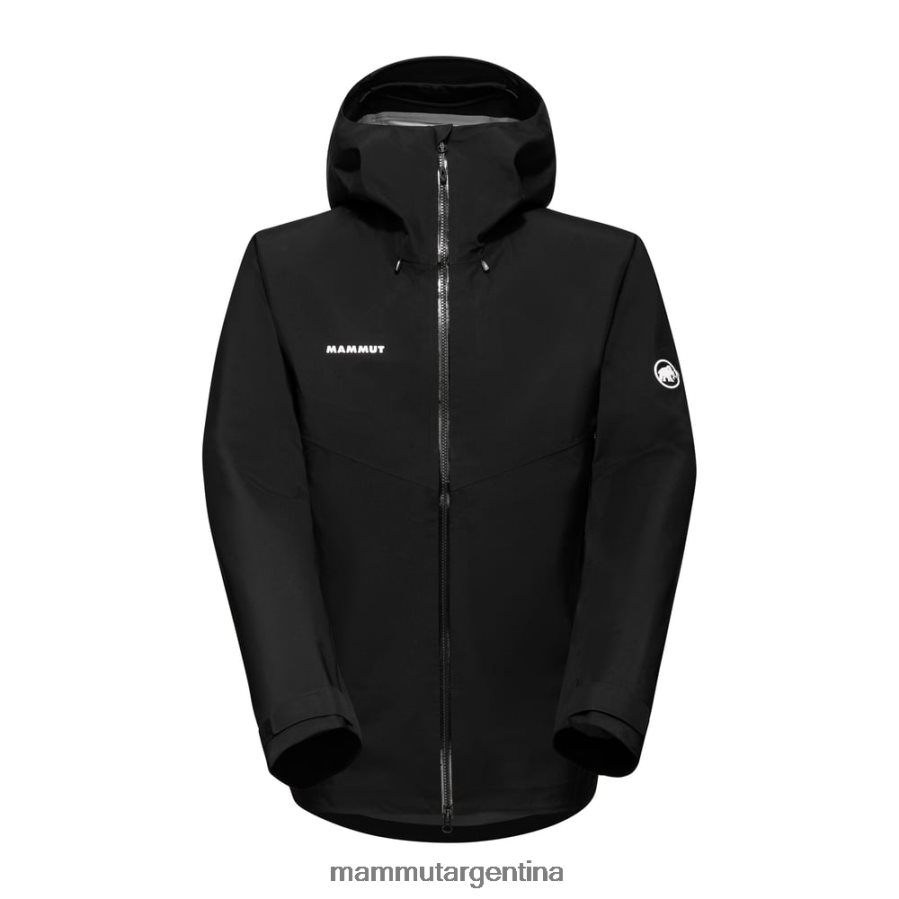 chaqueta con capucha crater iv hs hombres 2B8PD2662 Mammut negro ropa