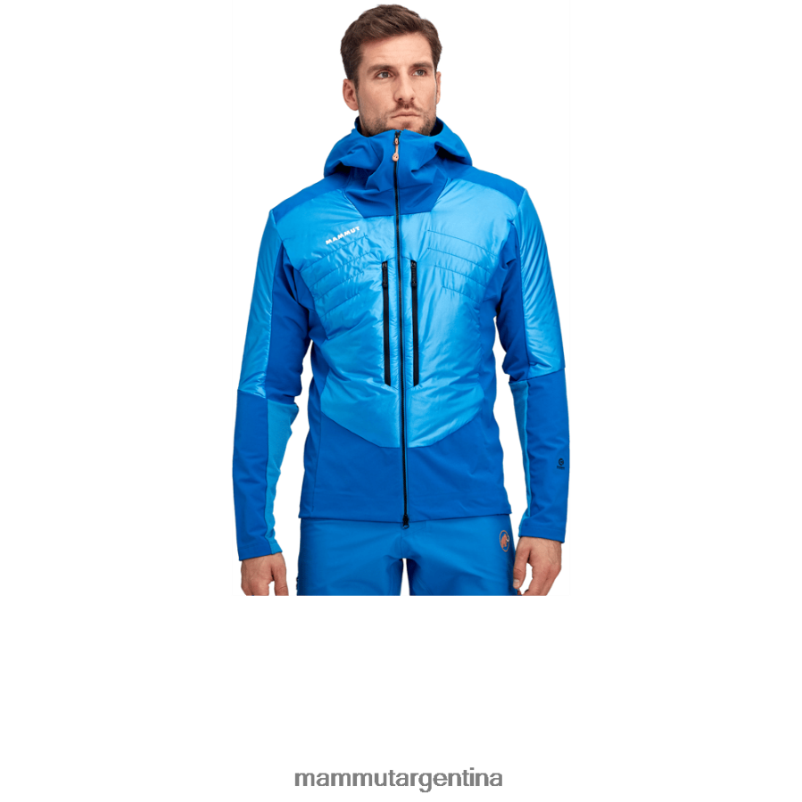 chaqueta con capucha eisfeld so hybrid hombres 2B8PD2685 Mammut azurita ropa