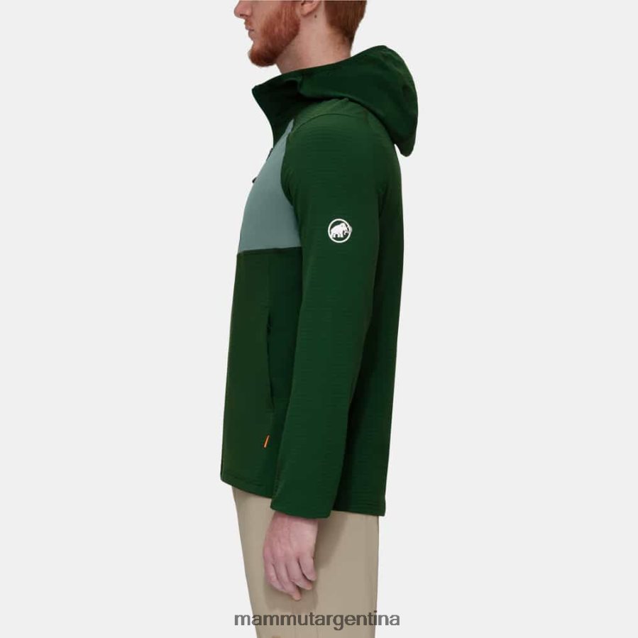chaqueta con capucha madris light ml hombres 2B8PD27 Mammut bosque ropa
