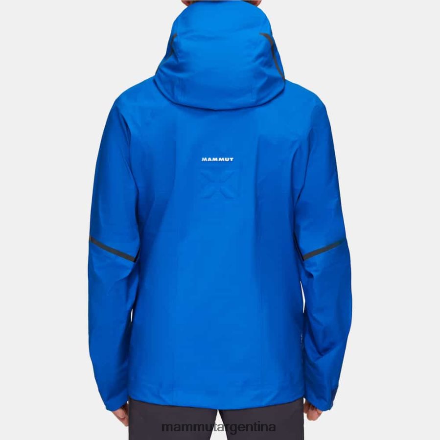 chaqueta con capucha nordwand advanced hs hombres 2B8PD2703 Mammut azurita ropa