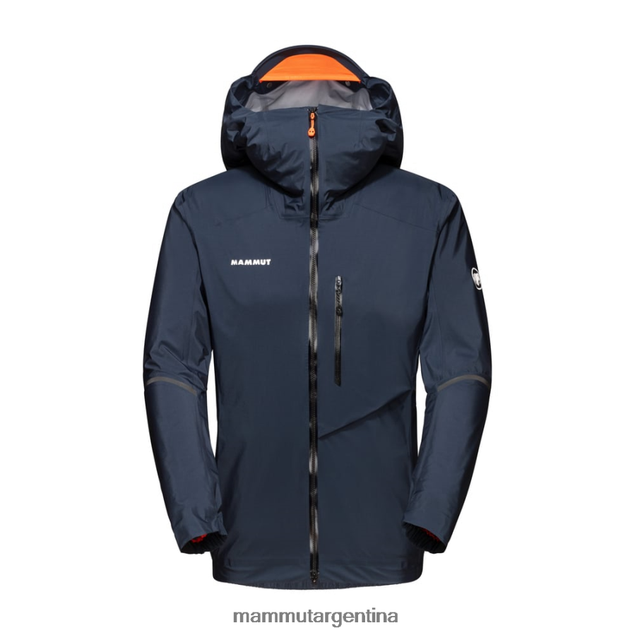 chaqueta con capucha nordwand light hs hombres 2B8PD2682 Mammut noche ropa