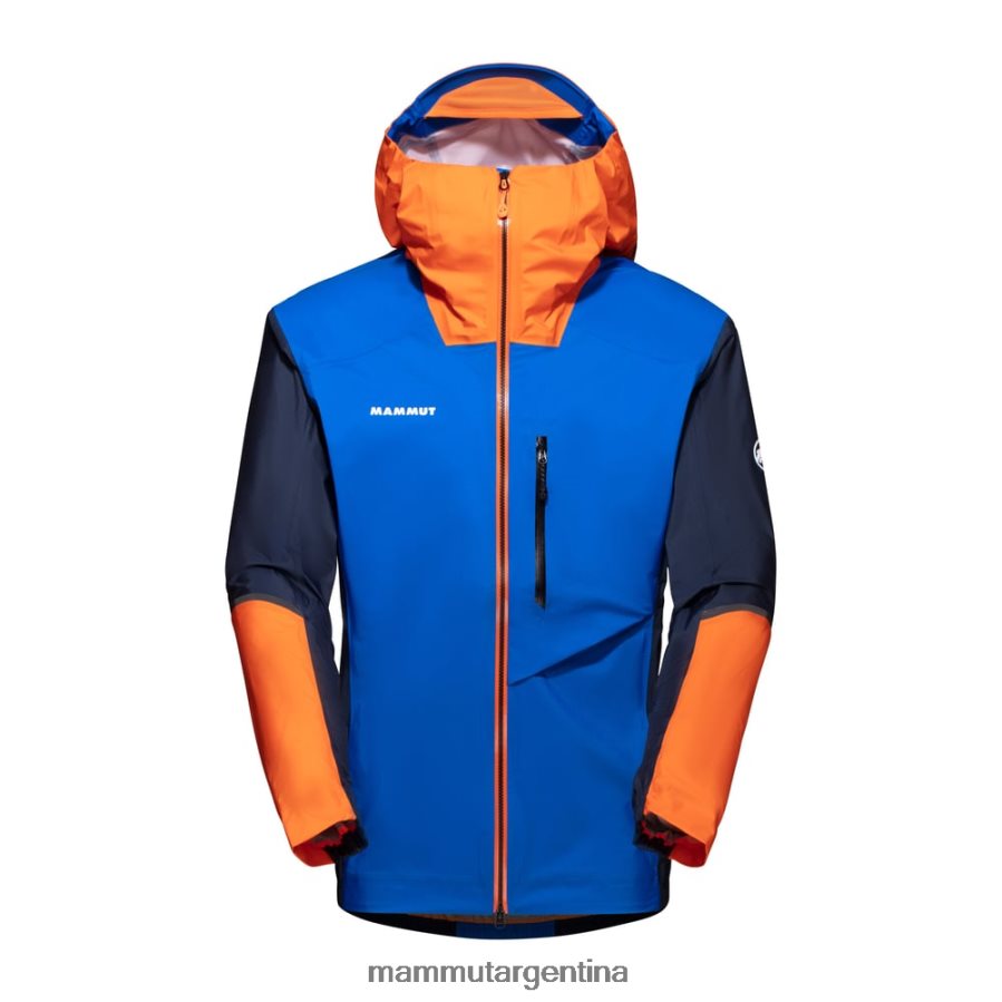 chaqueta con capucha nordwand light hs hombres 2B8PD2683 Mammut azurit-noche ropa