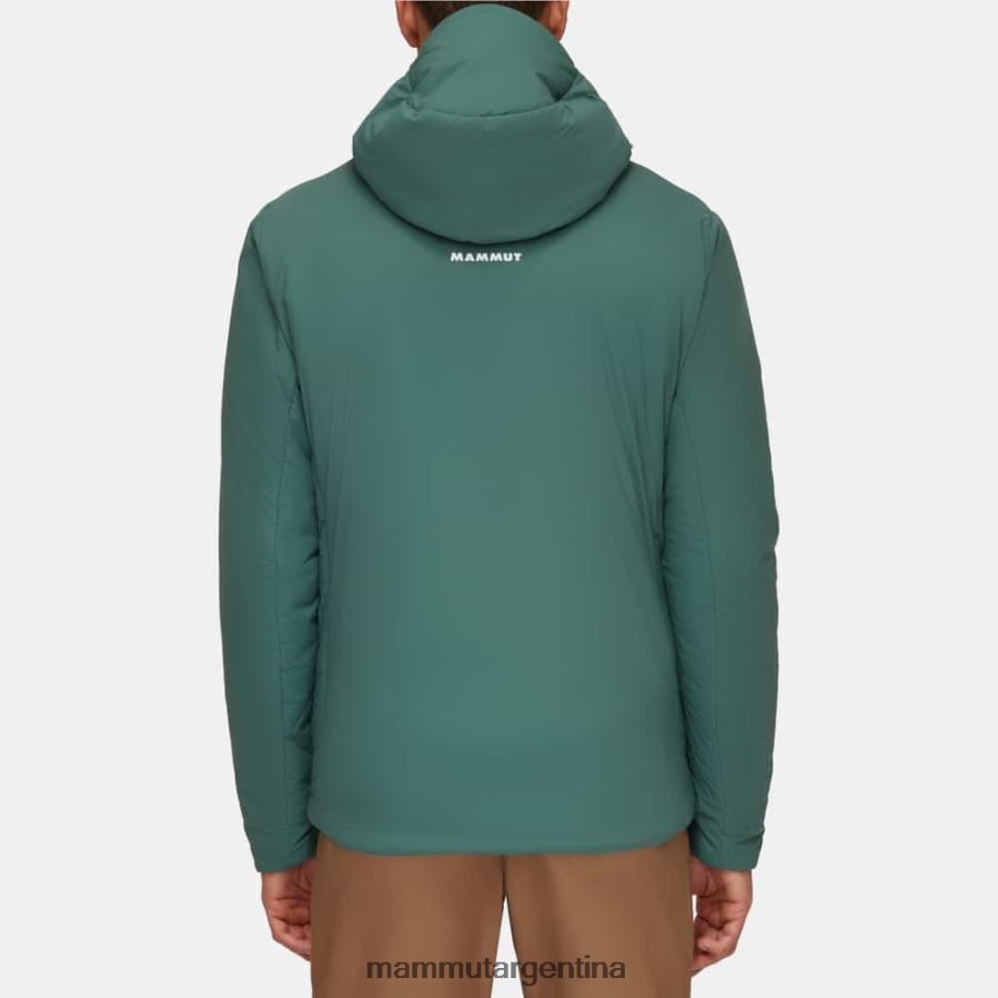 chaqueta con capucha rime in flex hombres 2B8PD273 Mammut jade oscuro ropa