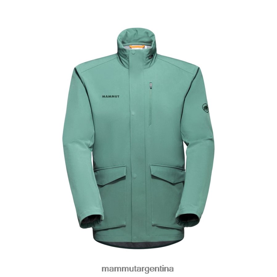 chaqueta con capucha seon so hombres 2B8PD2777 Mammut jade oscuro ropa
