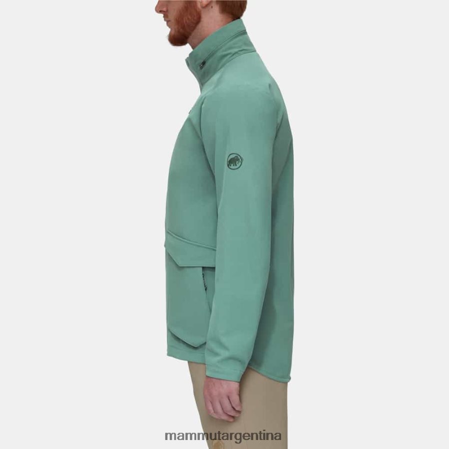 chaqueta con capucha seon so hombres 2B8PD2777 Mammut jade oscuro ropa