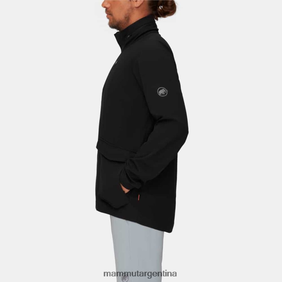 chaqueta con capucha seon so hombres 2B8PD289 Mammut negro ropa
