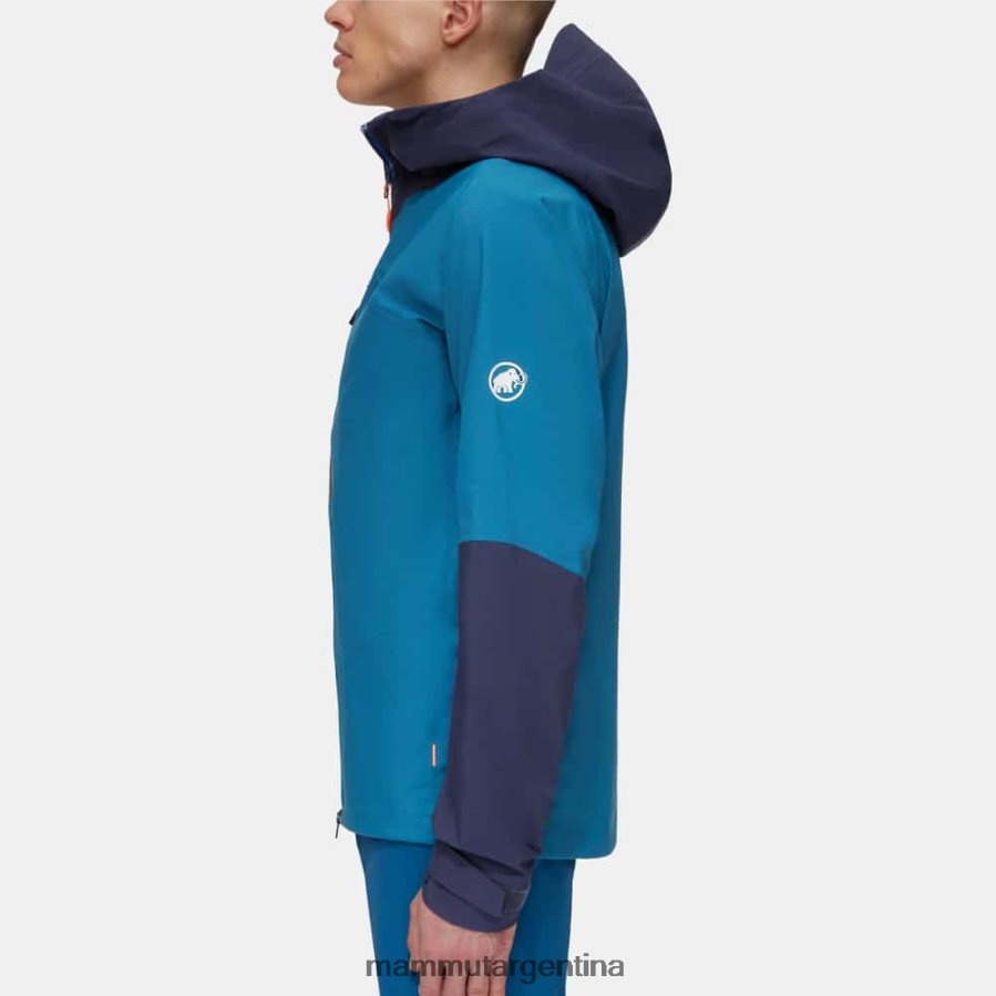 chaqueta con capucha taiss hs hombres 2B8PD2694 Mammut profundo hielo marino ropa