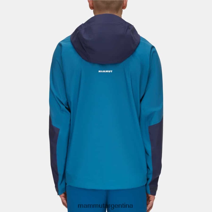 chaqueta con capucha taiss hs hombres 2B8PD2694 Mammut profundo hielo marino ropa