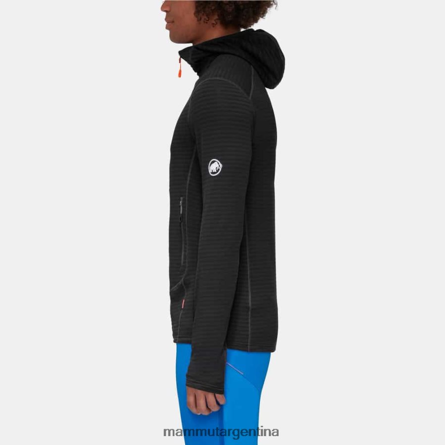 chaqueta con capucha taiss light ml hombres 2B8PD2636 Mammut negro ropa