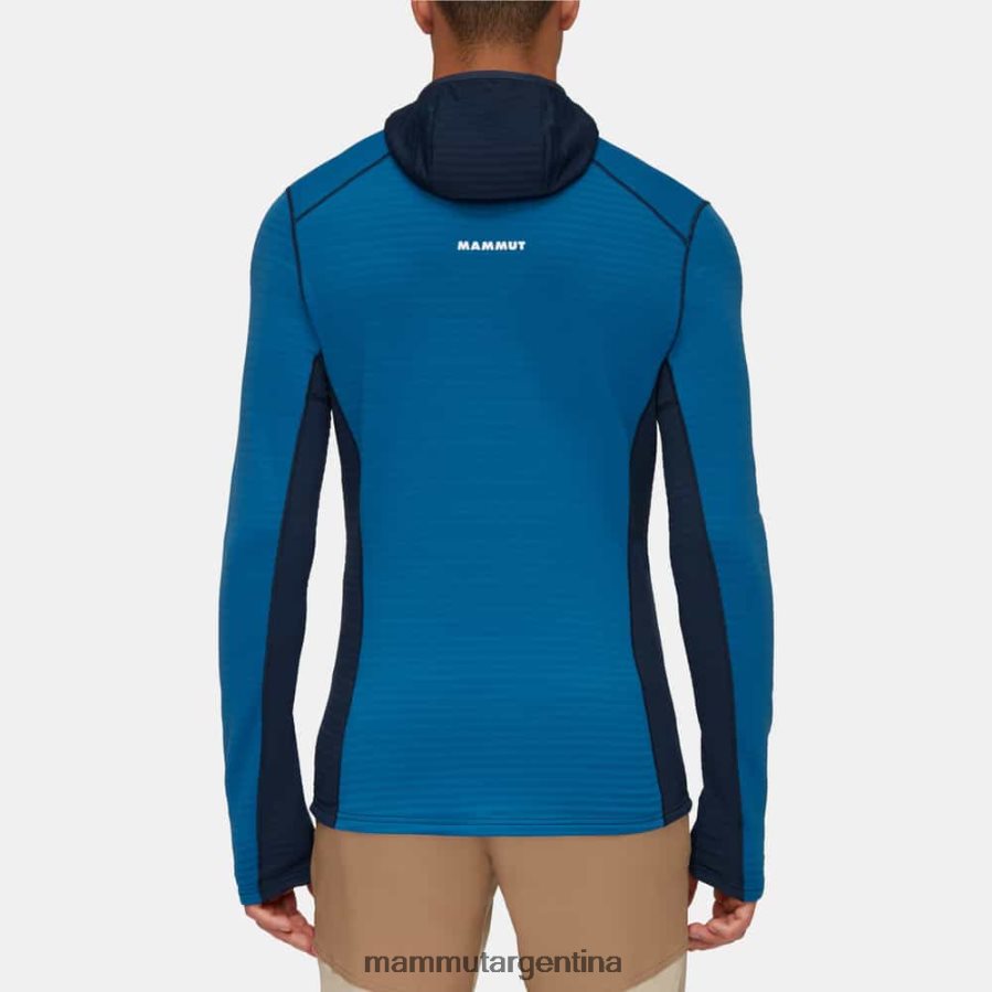 chaqueta con capucha taiss light ml hombres 2B8PD2638 Mammut profundo hielo marino ropa