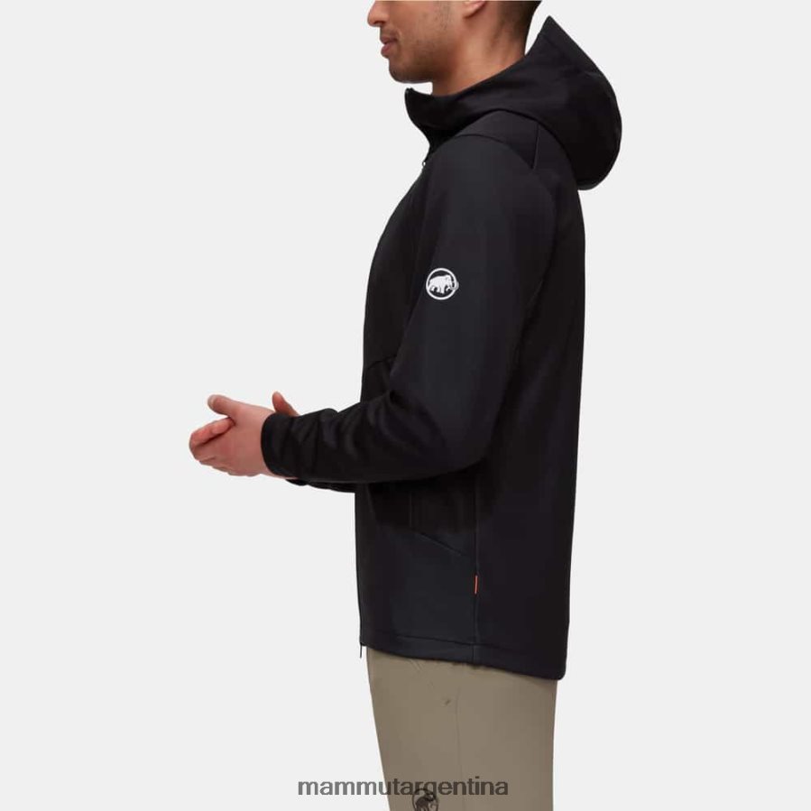chaqueta con capucha ultimate vii so hombres 2B8PD2740 Mammut negro ropa