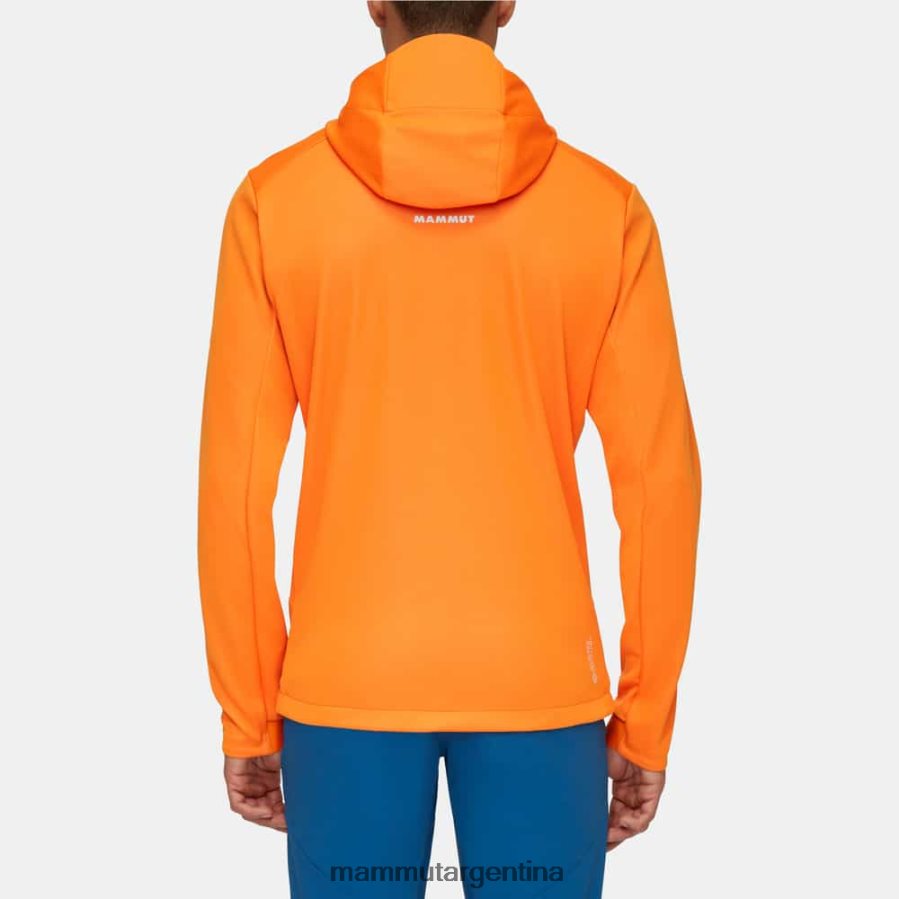 chaqueta con capucha ultimate vii so hombres 2B8PD2742 Mammut mandarina oscura ropa