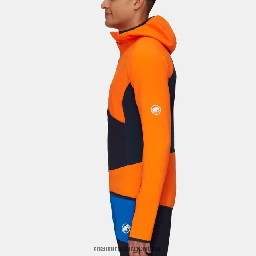 chaqueta híbrida con capucha eiger speed ml hombres 2B8PD292 Mammut arumita-noche ropa