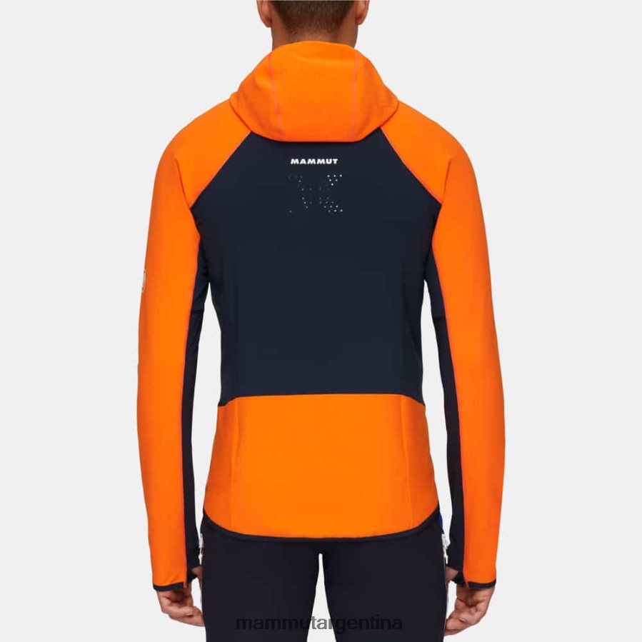 chaqueta híbrida con capucha eiger speed ml hombres 2B8PD292 Mammut arumita-noche ropa
