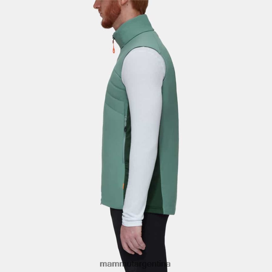 luz de escarcha en chaleco flexible hombres 2B8PD2702 Mammut maderas de jade oscuro ropa