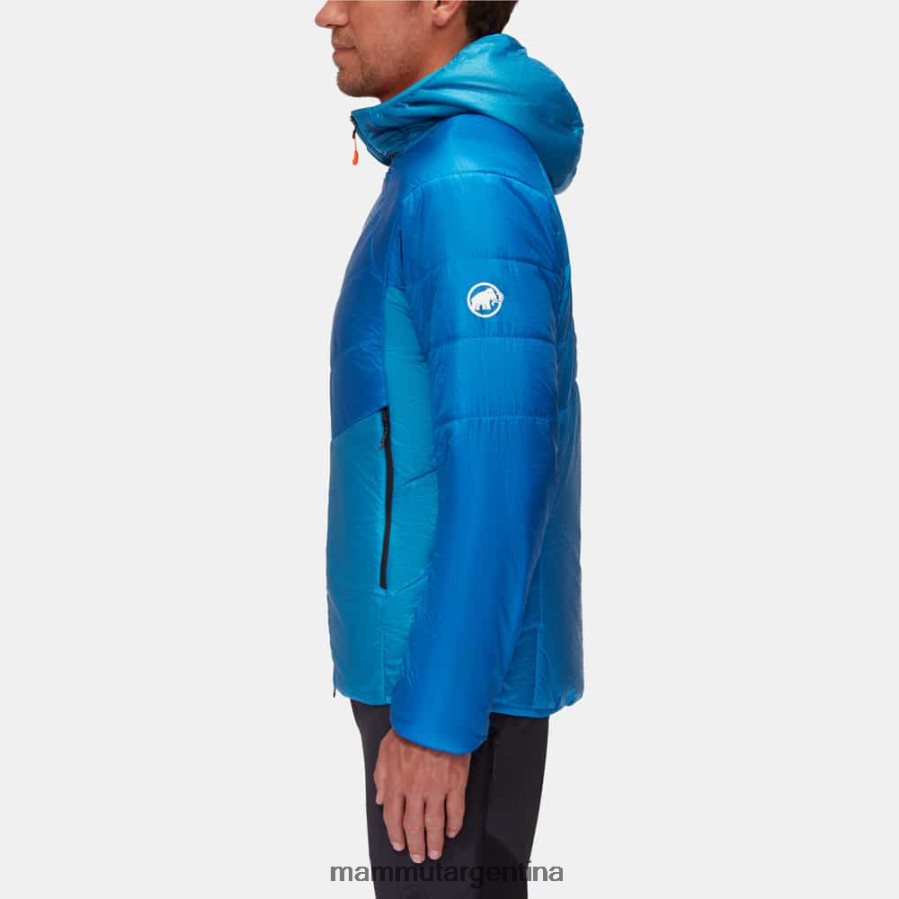 luz eigerjoch en chaqueta con capucha hombres 2B8PD28 Mammut tarn-azurit ropa