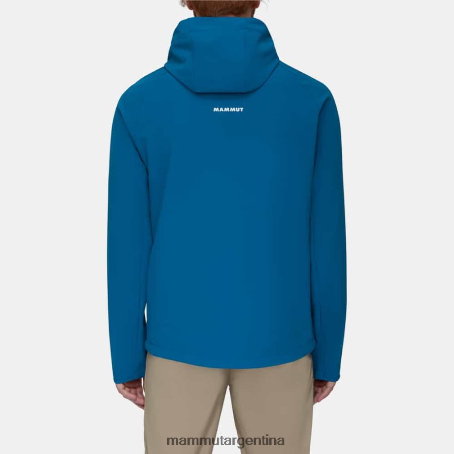 máxima comodidad chaqueta con capucha hombres 2B8PD2727 Mammut hielo profundo ropa