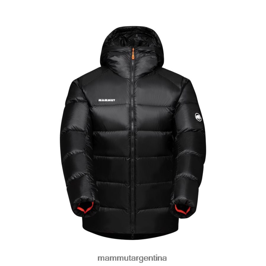 meron en chaqueta con capucha hombres 2B8PD2722 Mammut negro ropa