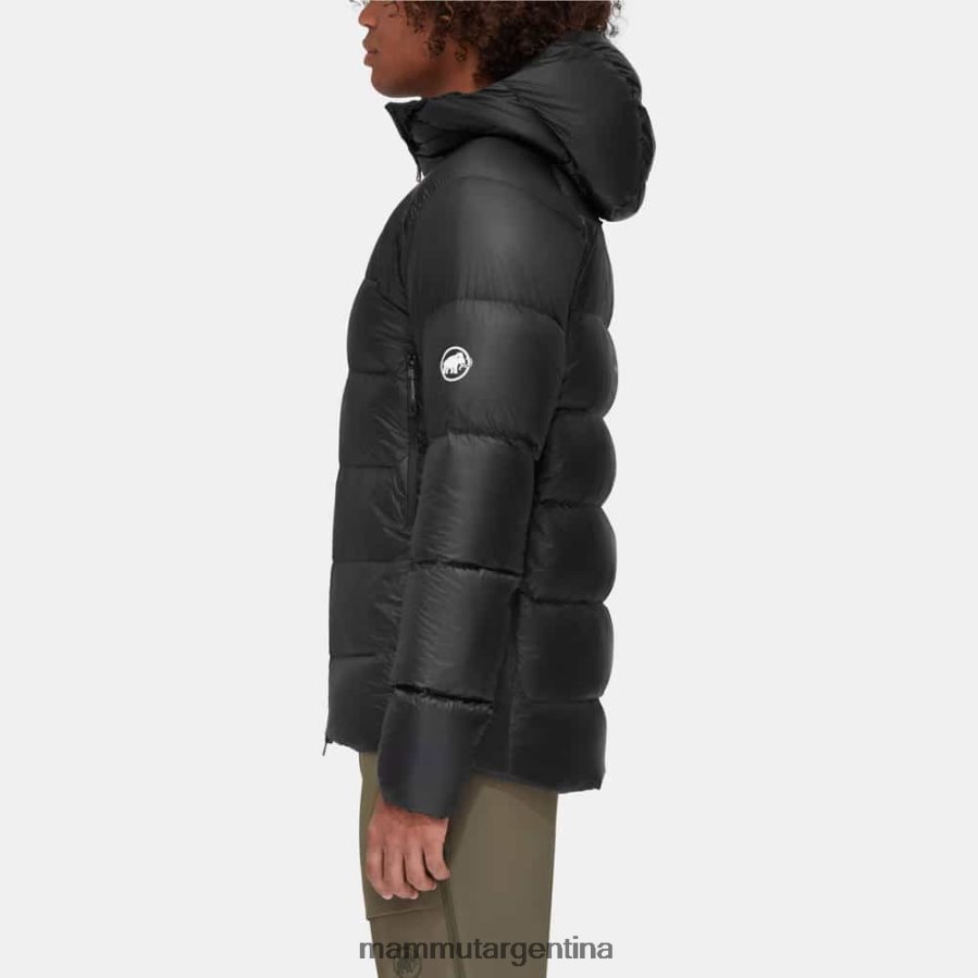 meron en chaqueta con capucha hombres 2B8PD2722 Mammut negro ropa