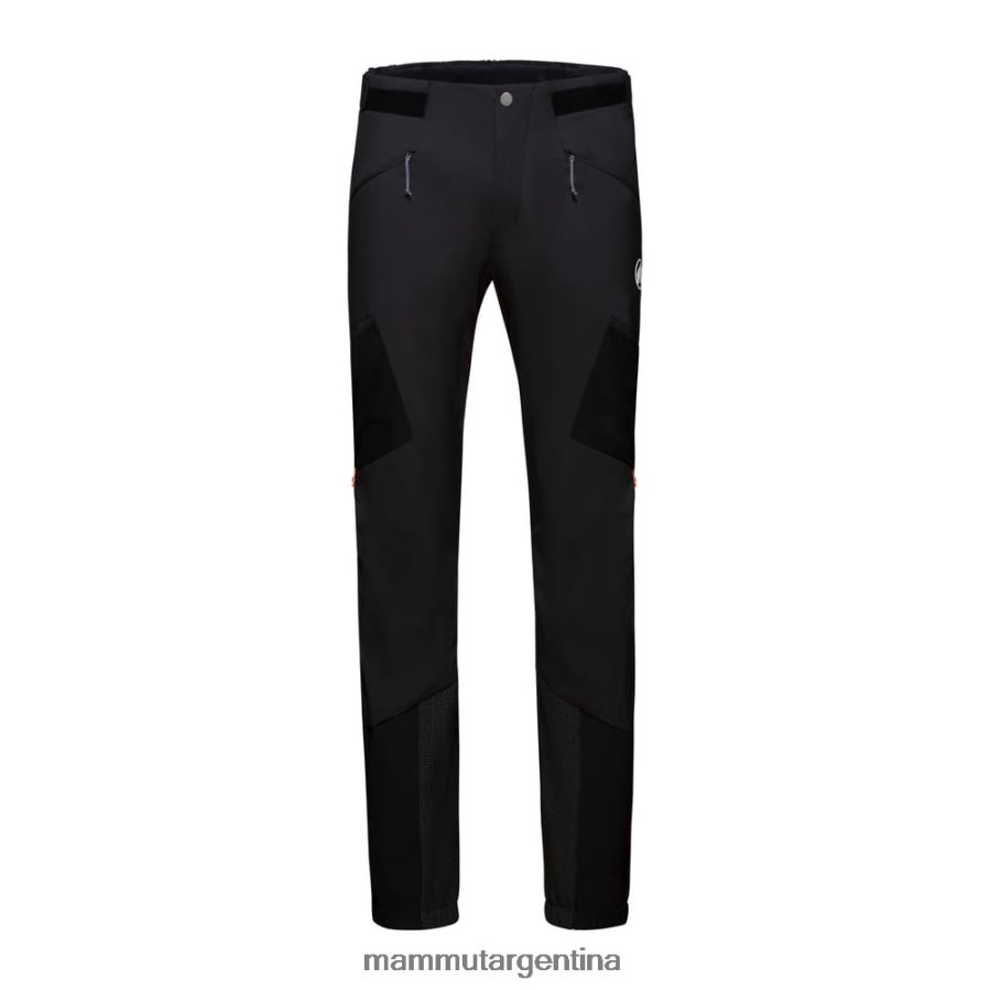 aenergy en pantalones híbridos hombres 2B8PD2116 Mammut negro-naranja vibrante ropa