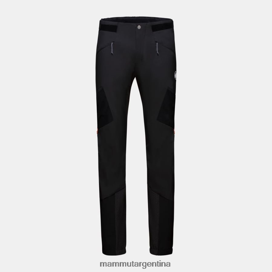 aenergy en pantalones híbridos hombres 2B8PD2116 Mammut negro-naranja vibrante ropa